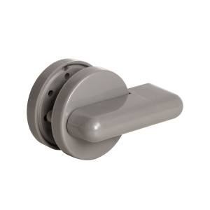 Ручка поворотная с индикатором занятости сантехническая BK6.WC.CABIN PVC GREY серый AJAX