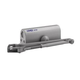 Доводчик дверной LONEX 330 от 50 до 120 кг серый морозостойкий