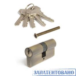 Механизм цилиндровый SC-60-Z-AB англ.ключ-ключ бронза Апекс (6/36)