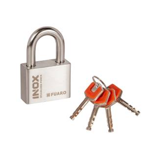 Замок навесной PL-INOX FORCE IF-50 4 key (дисковый ключ) Fuaro (Фуаро)