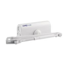 Доводчик дверной LONEX 330 от 50 до 120 кг белый морозостойкий