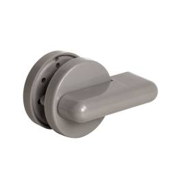 Ручка поворотная с индикатором занятости сантехническая BK6.WC.CABIN PVC GREY серый AJAX