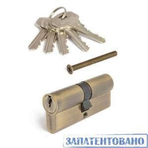 Механизм цилиндровый SC-70-Z-AB англ.ключ-ключ бронза Апекс (6/36)
