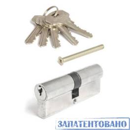 Механизм цилиндровый SC-70-Z-Ni англ.ключ-ключ никель Апекс (6/36)