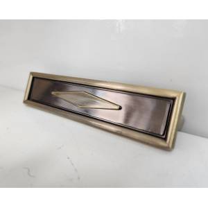 Ручка мебельная скоба Н003-5812-096 бронза с ромбом