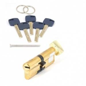 Механизм цилиндровый Premier XR-100-C15-G перфо ключ-вертушка (золото) Апекс