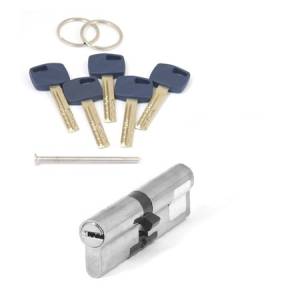 Механизм цилиндровый Premier XR-100(45/55)-NI перфо ключ-ключ (никель) Апекс