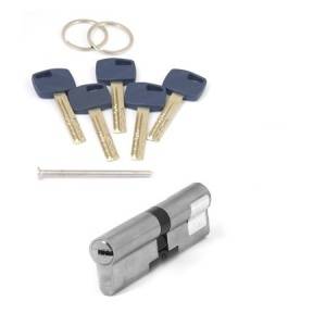 Механизм цилиндровый Premier XR-100(50/50)-NI перфо ключ-ключ (никель) Апекс