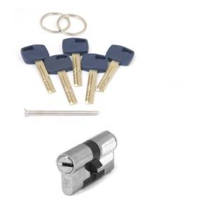 Механизм цилиндровый Premier XR-110(50/60)-NI перфо ключ-ключ (хром) Апекс