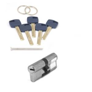 Механизм цилиндровый Premier XR-80(35/45)-NI  перфо ключ-ключ (хром) Апекс