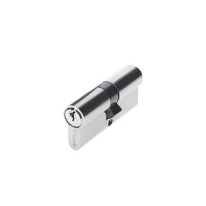 Цилиндр Doorlock ключ-ключ никелированный, 35х45мм, 5 ключей