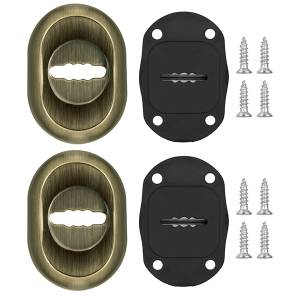 Накладка дверная под сувальдный ключ ESC-13S AB бронза комплект Fuaro